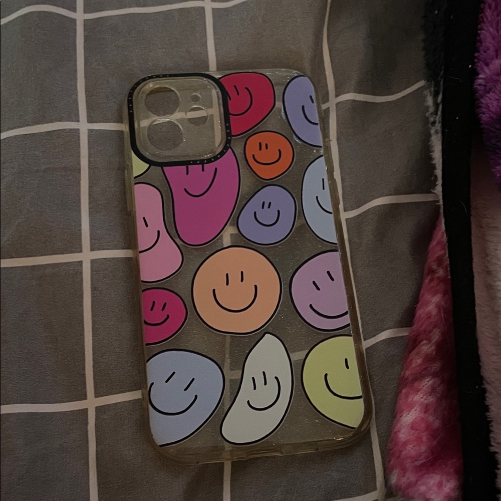 Colorful Smiley Face Phone Case